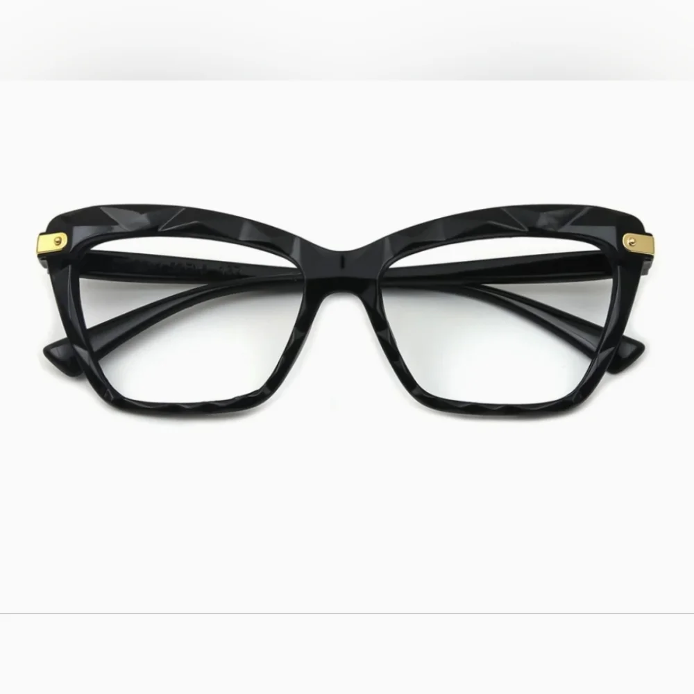 NEW Black Crystal Fashion Glasses